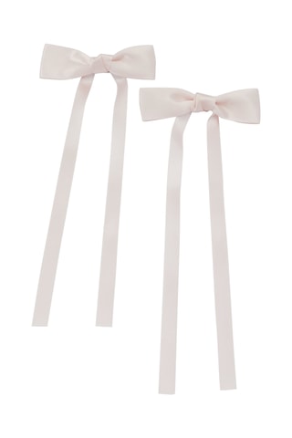 2 pinces à cheveux - Rose clair