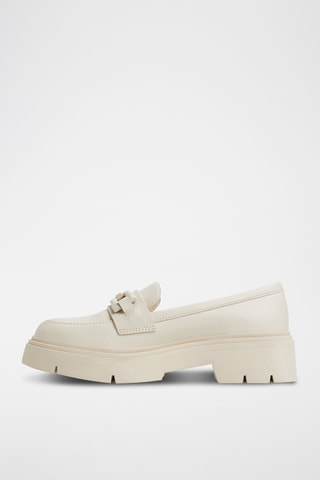 Mocassins à talons Mazey - Blanc