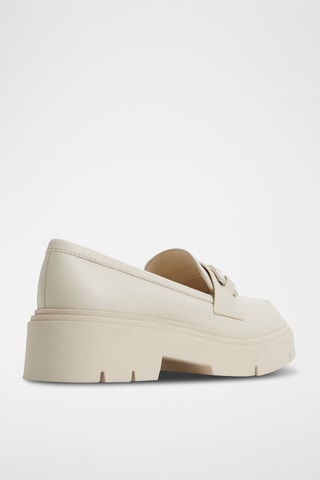 Mocassins à talons Mazey - Blanc
