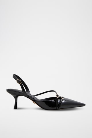 Escarpins vernis Marietta - Noir