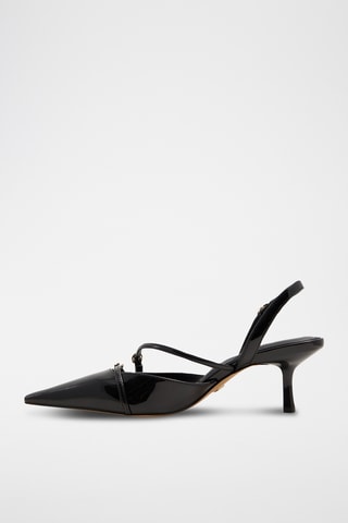 Escarpins vernis Marietta - Noir