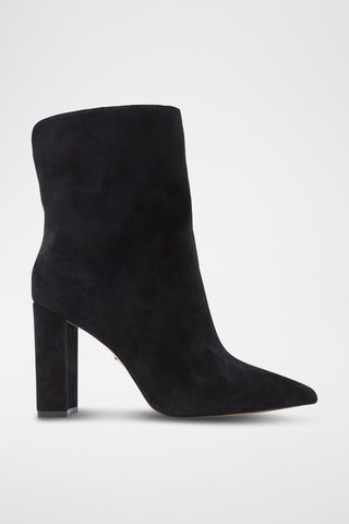 Bottines en cuir de mouton nubuck Sushi - Noir