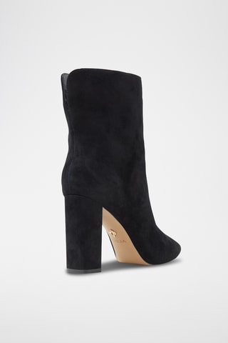Bottines en cuir de mouton nubuck Sushi - Noir