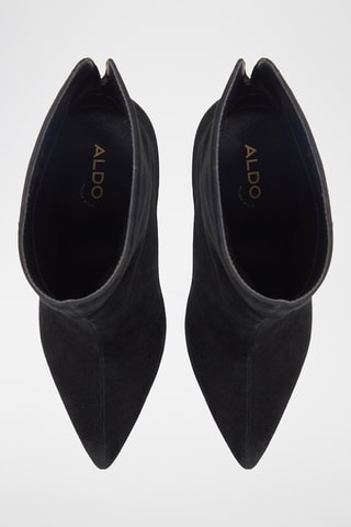 Bottines en cuir de mouton nubuck Sushi - Noir