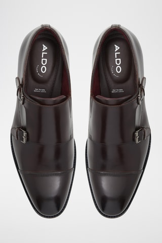 Derbys à boucles en cuir Zigof - Marron foncé