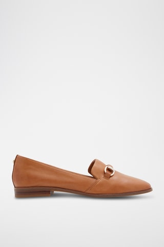 Slippers en cuir Applegum - Marron