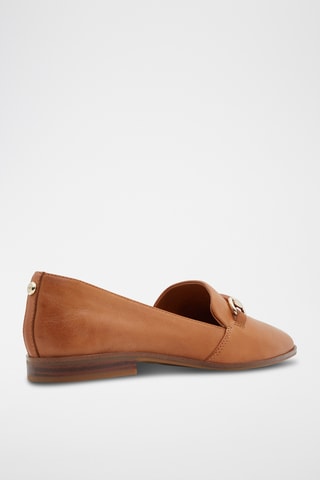 Slippers en cuir Applegum - Marron
