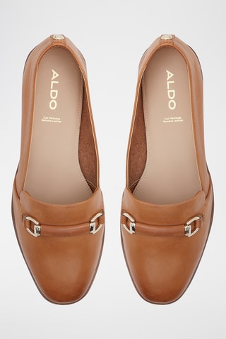 Slippers en cuir Applegum - Marron
