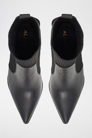 Bottines en cuir Ganina - Noir