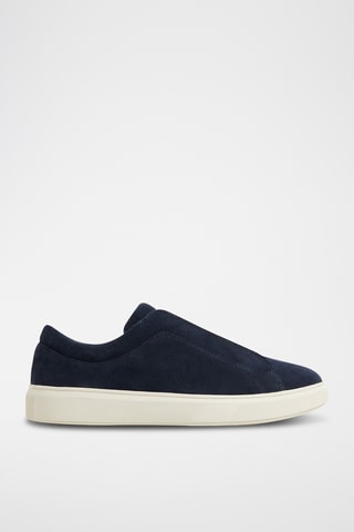 Baskets en nubuck Abbott - Bleu marine