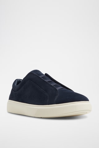 Baskets en nubuck Abbott - Bleu marine