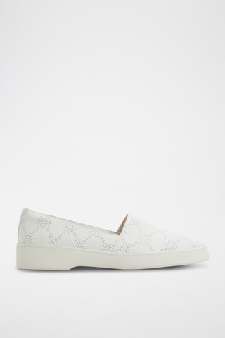 Slip-on en cuir de mouton Marseille - Blanc