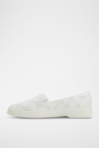 Slip-on en cuir de mouton Marseille - Blanc