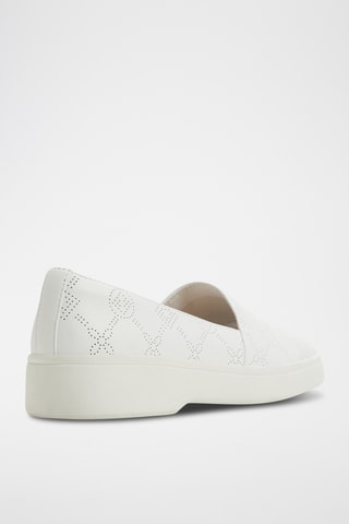 Slip-on en cuir de mouton Marseille - Blanc