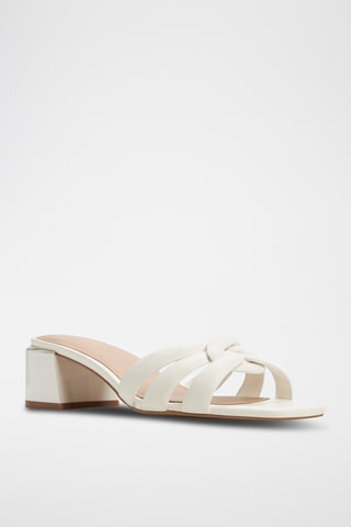 Mules à talons Hanne - Blanc