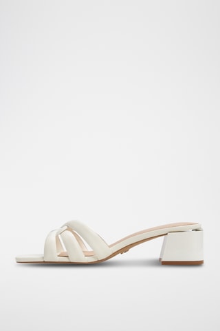 Mules à talons Hanne - Blanc