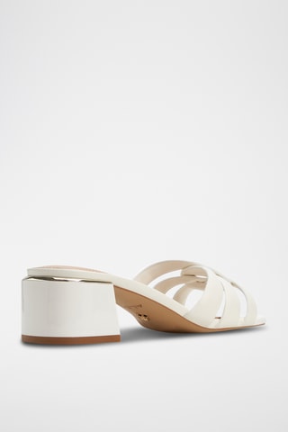 Mules à talons Hanne - Blanc
