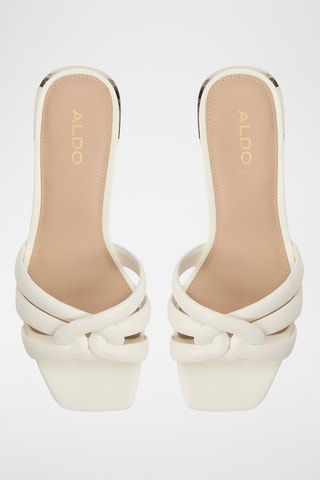 Mules à talons Hanne - Blanc