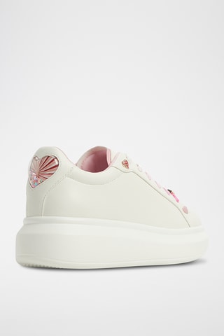 Baskets plateformes Claudie - Blanc