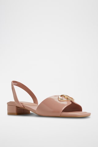 Sandales vernies Muffy - Rose poudré