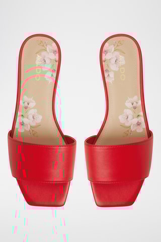 Mules Agnis - Rouge