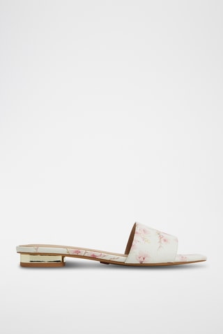 Mules Agnis - Blanc et rose