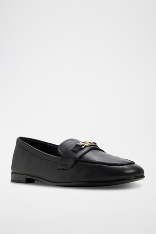 Mocassins en cuir de mouton Joana - Noir
