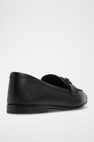 Mocassins en cuir de mouton Joana - Noir