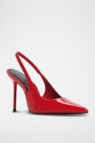 Escarpins vernis Puckerup - Rouge
