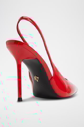 Escarpins vernis Puckerup - Rouge