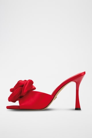 Mules à talons Redrose - Rouge