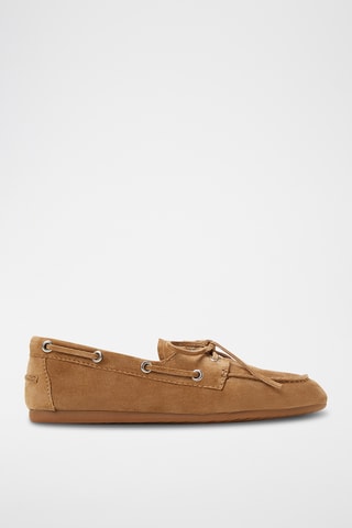 Mocassins en cuir - Marron