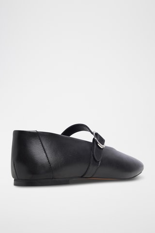 Babies en cuir Quincey - Noir