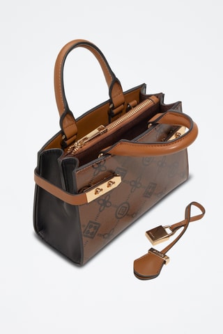Sac à main Lisbon - Marron et noir