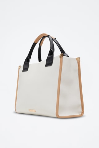 Cabas Enenaryn - Blanc et beige