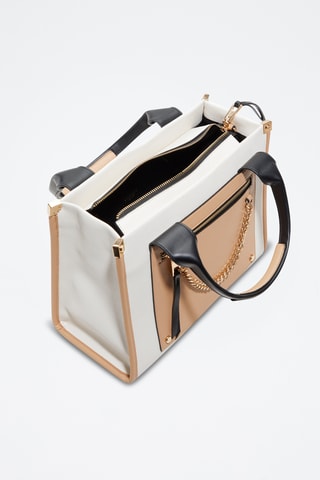 Cabas Enenaryn - Blanc et beige