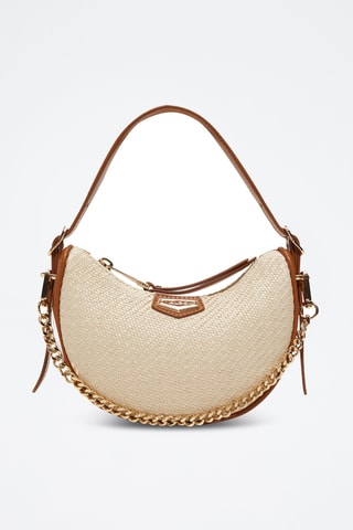 Sac porté épaule Sandrose - Camel et beige
