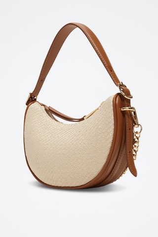 Sac porté épaule Sandrose - Camel et beige