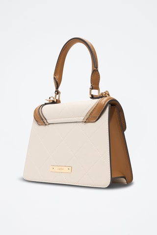 Sac à main Emaline - Beige et blanc