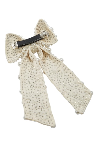 Barrette à cheveux - Beige