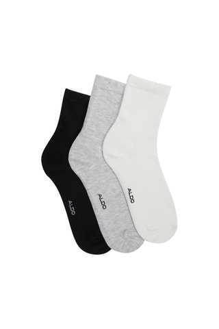 3 paires de chaussettes Clubsocks - Noir et gris clair chiné