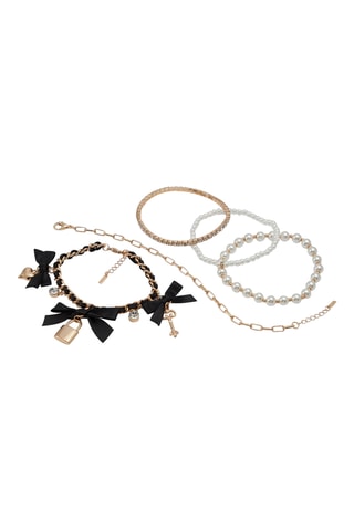 5 bracelets Maevee - Doré