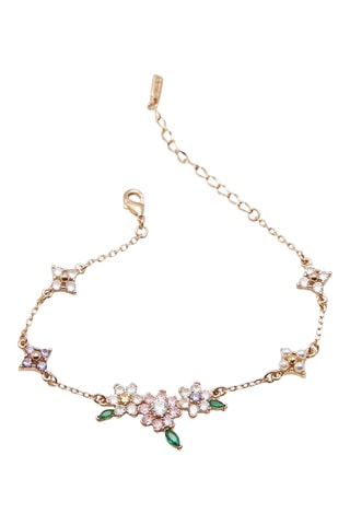 Bracelet Wiildflowers - Vert émeraude