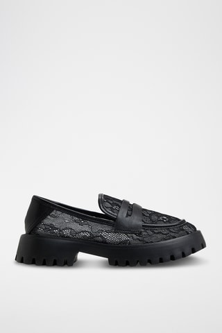 Mocassins à talons Shylo - Noir