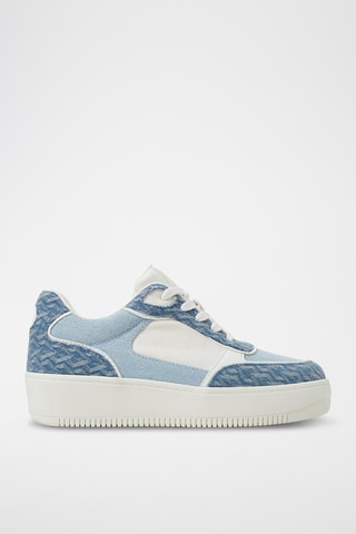 Baskets en jean Freshy - Bleu cobalt