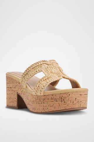 Mules à talons Hallerria - Beige