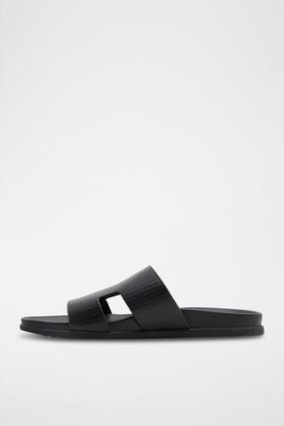 Mules en cuir Mondi-In - Noir