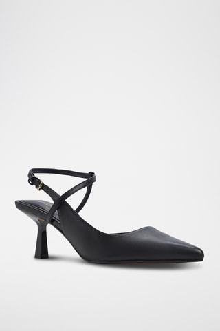 Escarpins en cuir de mouton Axelle - Noir