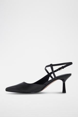 Escarpins en cuir de mouton Axelle - Noir