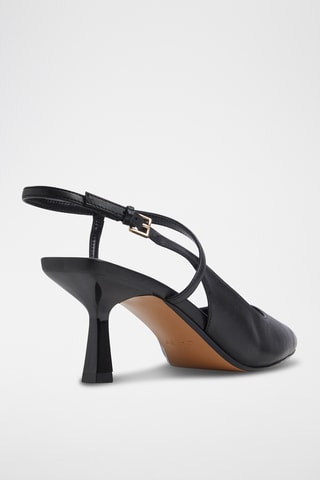 Escarpins en cuir de mouton Axelle - Noir